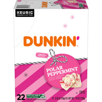 Dunkin' Polar Peppermint Flavored Coffee, K-Cup Pods, Front