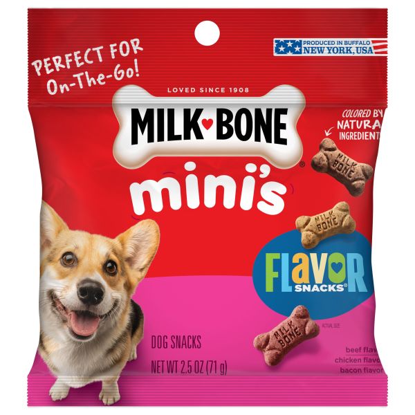 Milk-Bone Flavor Snacks Mini Dog Biscuits, 2.5 oz · The J.M. Smucker Co ...