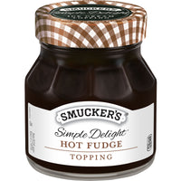 Smucker's Simple Delight Hot Fudge Topping, 11.5 oz, Front