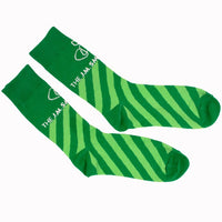 Green Socks, One Size, Front