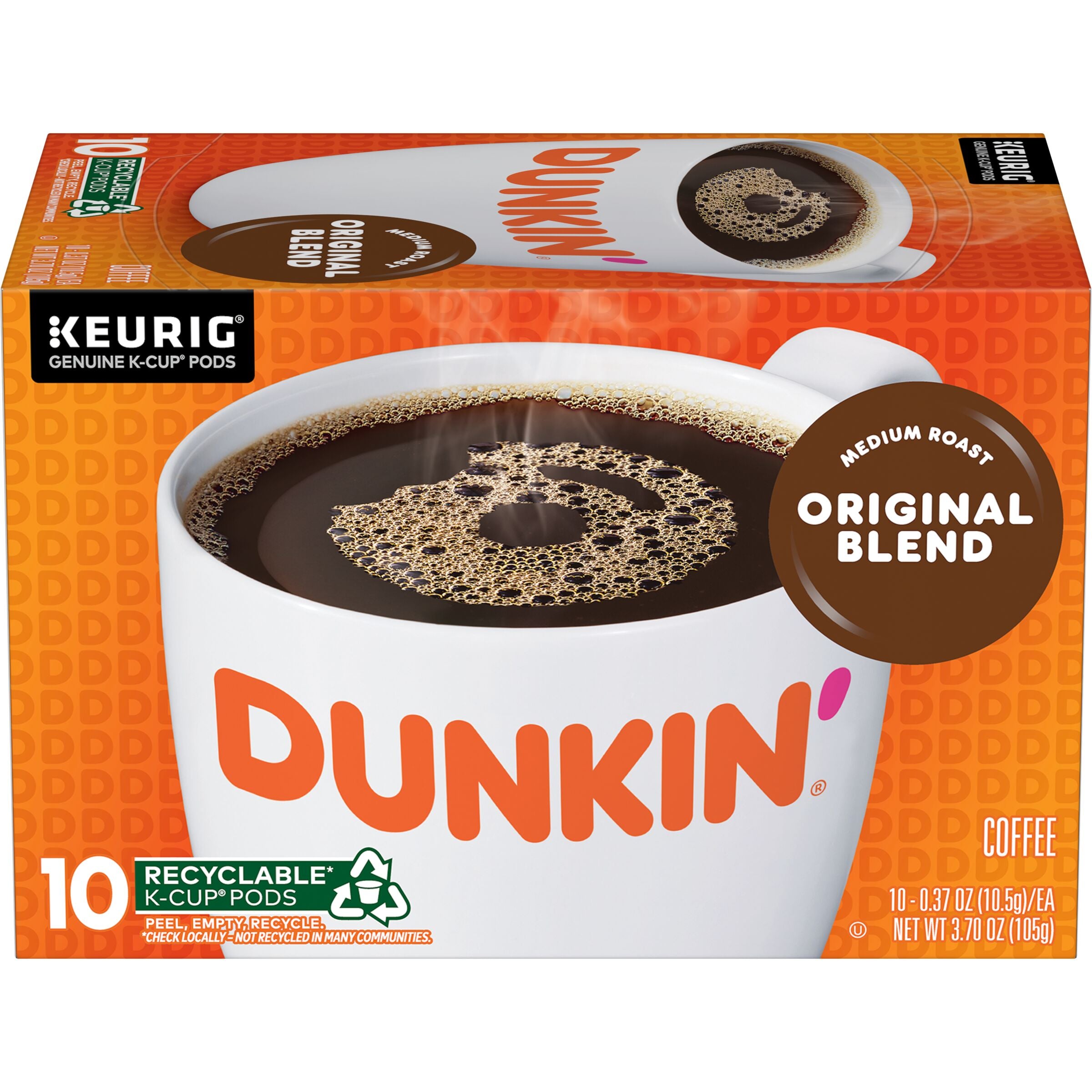 Dunkin Original Blend Medium Roast Coffee K Cup Pods The J.M. Smucker Co. Shop