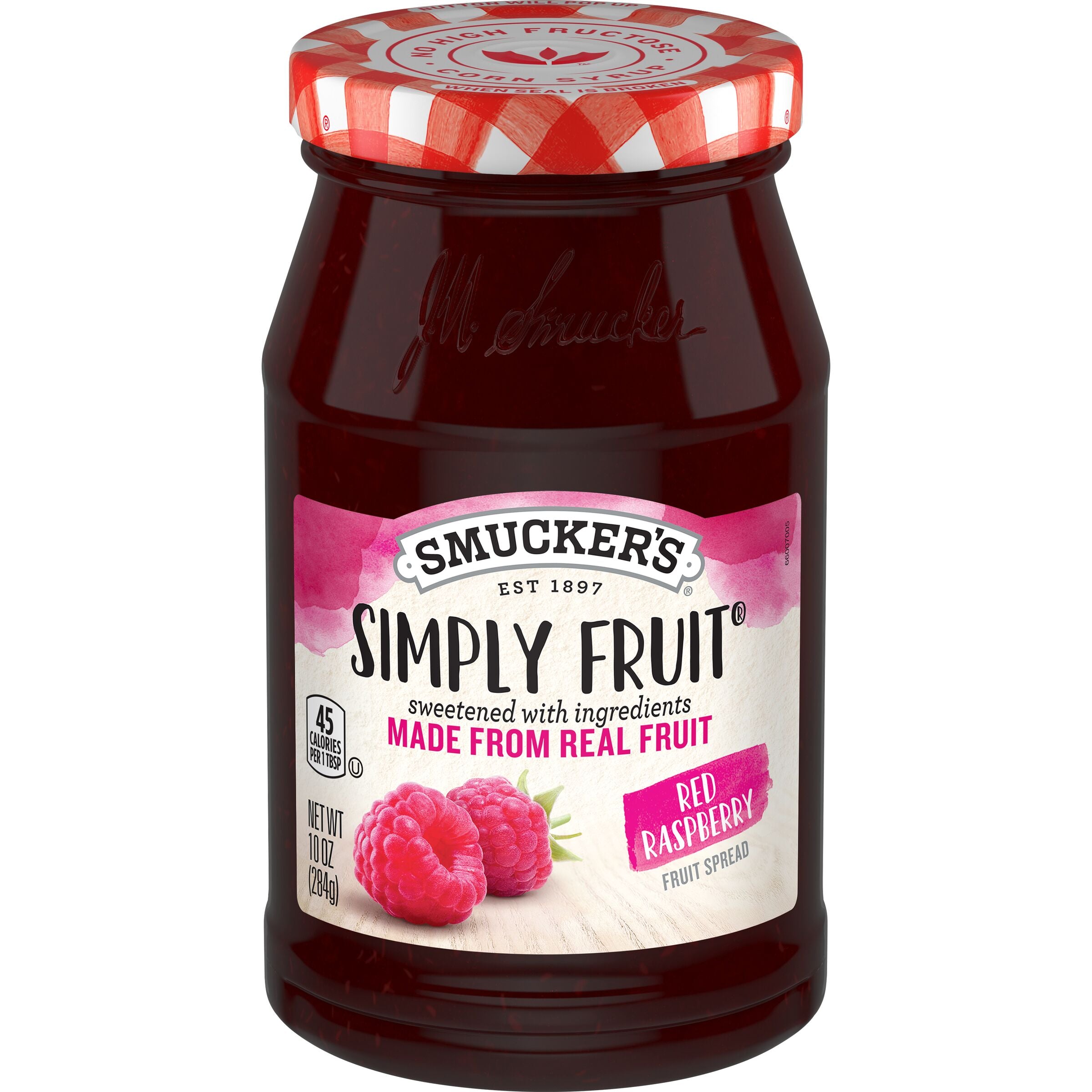 Smucker's Simply Fruit Red Raspberry Fruit Spread, 10 oz