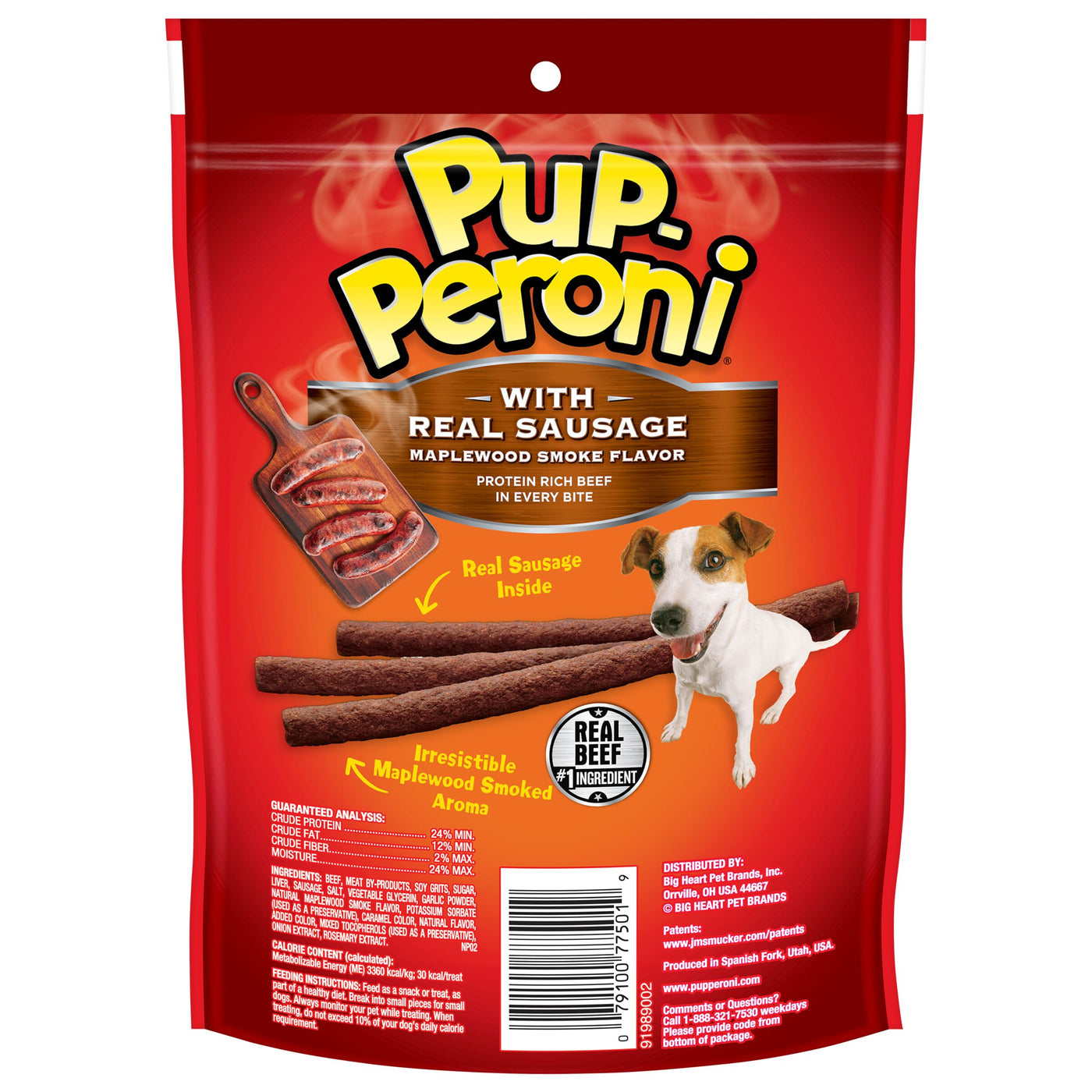 Pup-Peroni With Real Sausage Maplewood Smoke Flavor Dog Treats, 5.6 oz