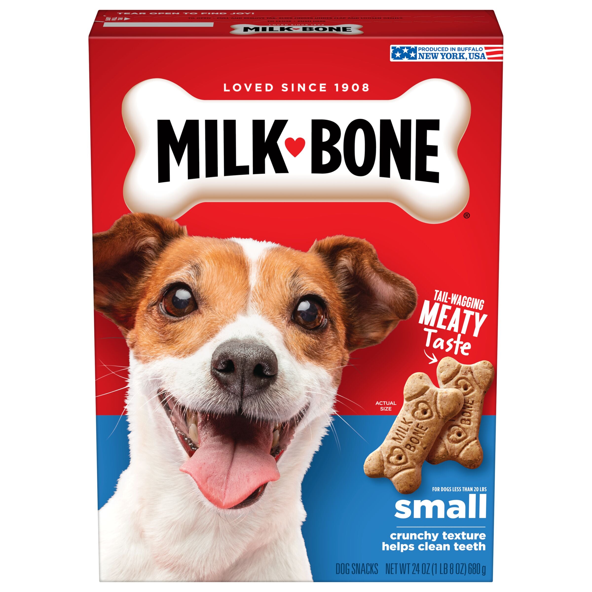 Milk-Bone Original Dog Biscuits, Small Crunchy Dog Treats, 24 oz