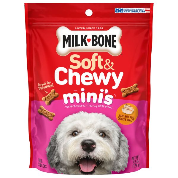 Milk Bone Soft Chewy Mini s Dog Treats Made With Real Chicken 4.5 o The J.M. Smucker Co. Shop