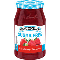 Smucker's Sugar Free Strawberry Preserves, 12.75 oz, Front