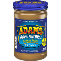 Adams Natural Creamy Peanut Butter