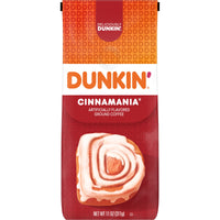 Dunkin' Cinnamania Flavored Ground Coffee, 11 oz, Front