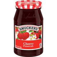 Smucker's Cherry Preserves, 12 oz, Front