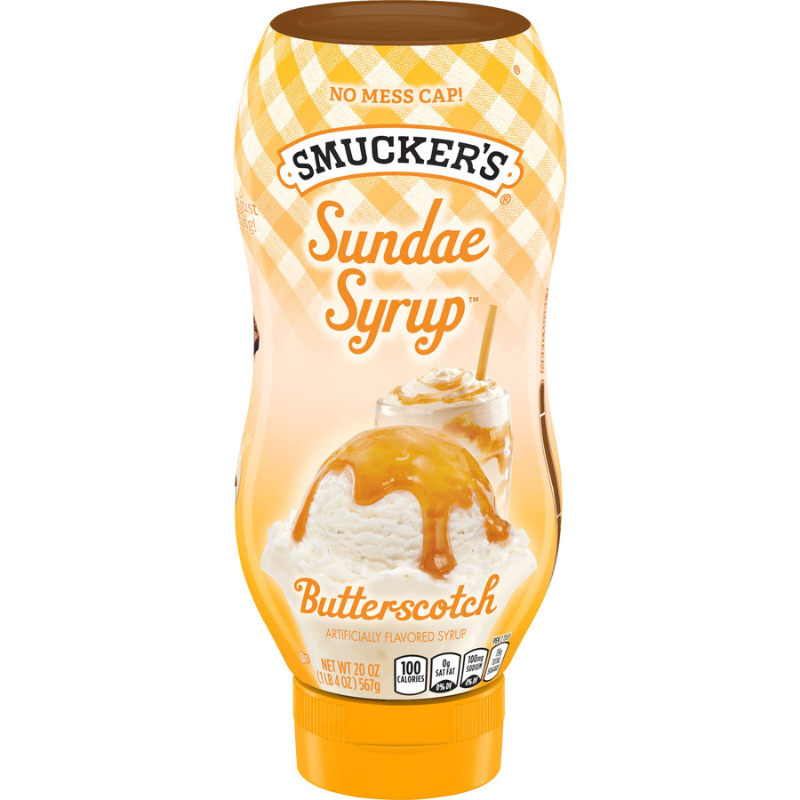 Smucker's Sundae Syrup Butterscotch Flavored Syrup, 20 oz