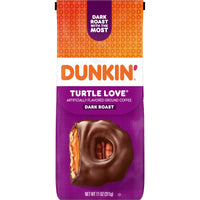 Dunkin' Turtle Love Flavored Ground Coffee, 11 oz, Front