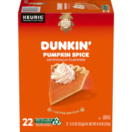 Dunkin' Pumpkin Spice Coffee, K-Cup Pods