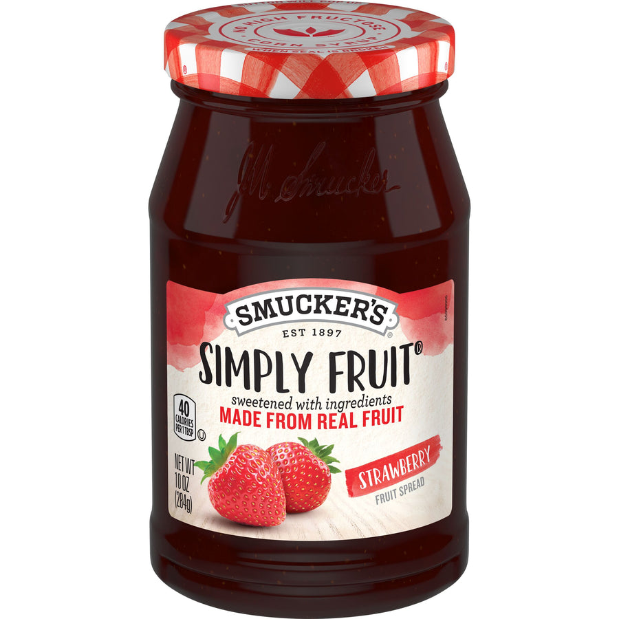 Smucker's Simply Fruit Strawberry Fruit Spread, 10 oz