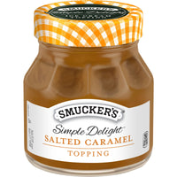 Smucker's Simple Delight Salted Caramel Topping, 11.5 oz, Front