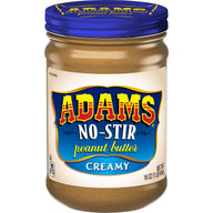 Adams Natural No-Stir Creamy Peanut Butter, 16 oz
