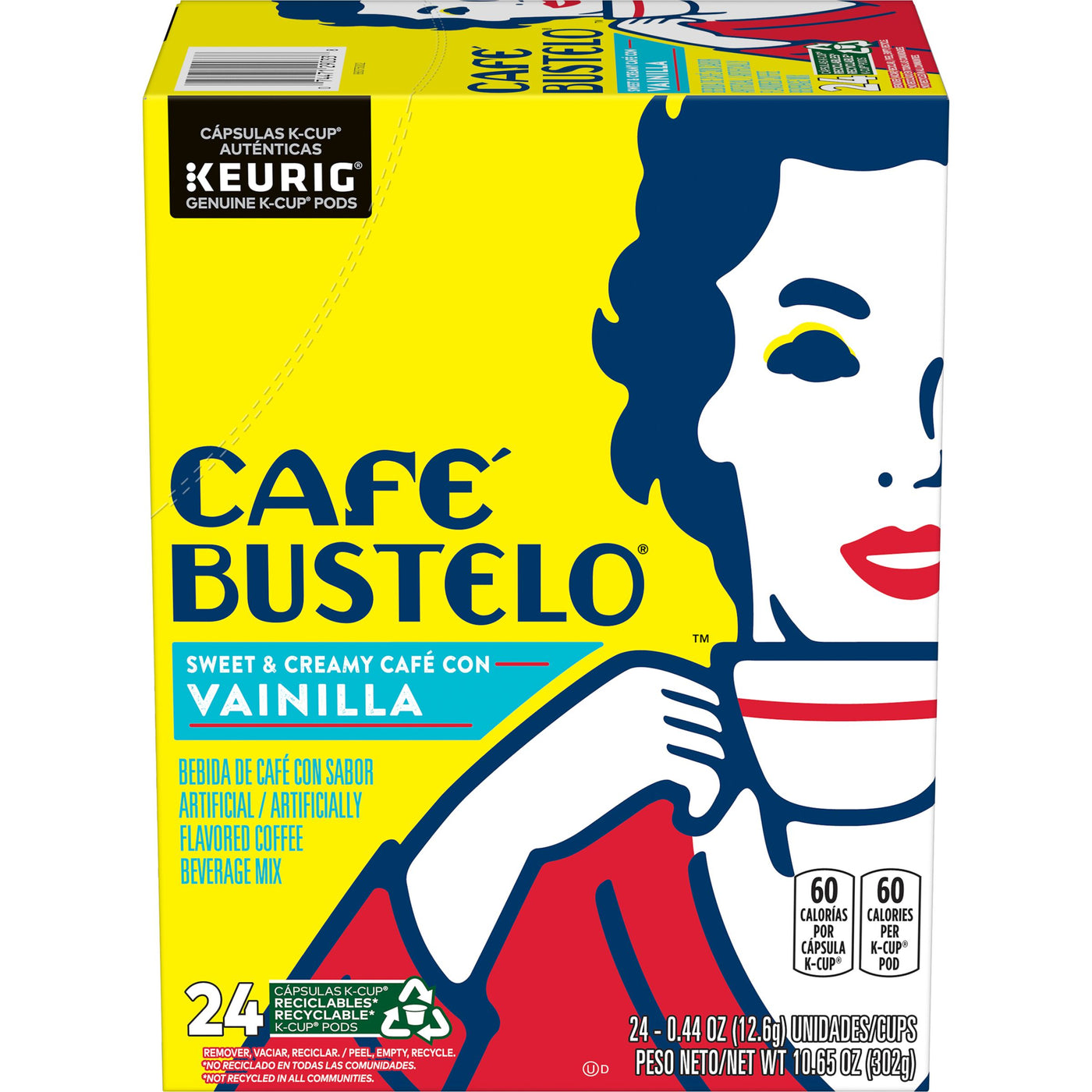 Cafe Bustelo Cafe con Vainilla, K-Cup Pods