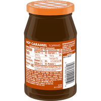 Smucker's Hot Caramel Topping, 12 oz, Back