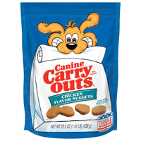 Canine Carry Outs Chicken Flavor Nuggets Dog Treats, 22 oz, Front