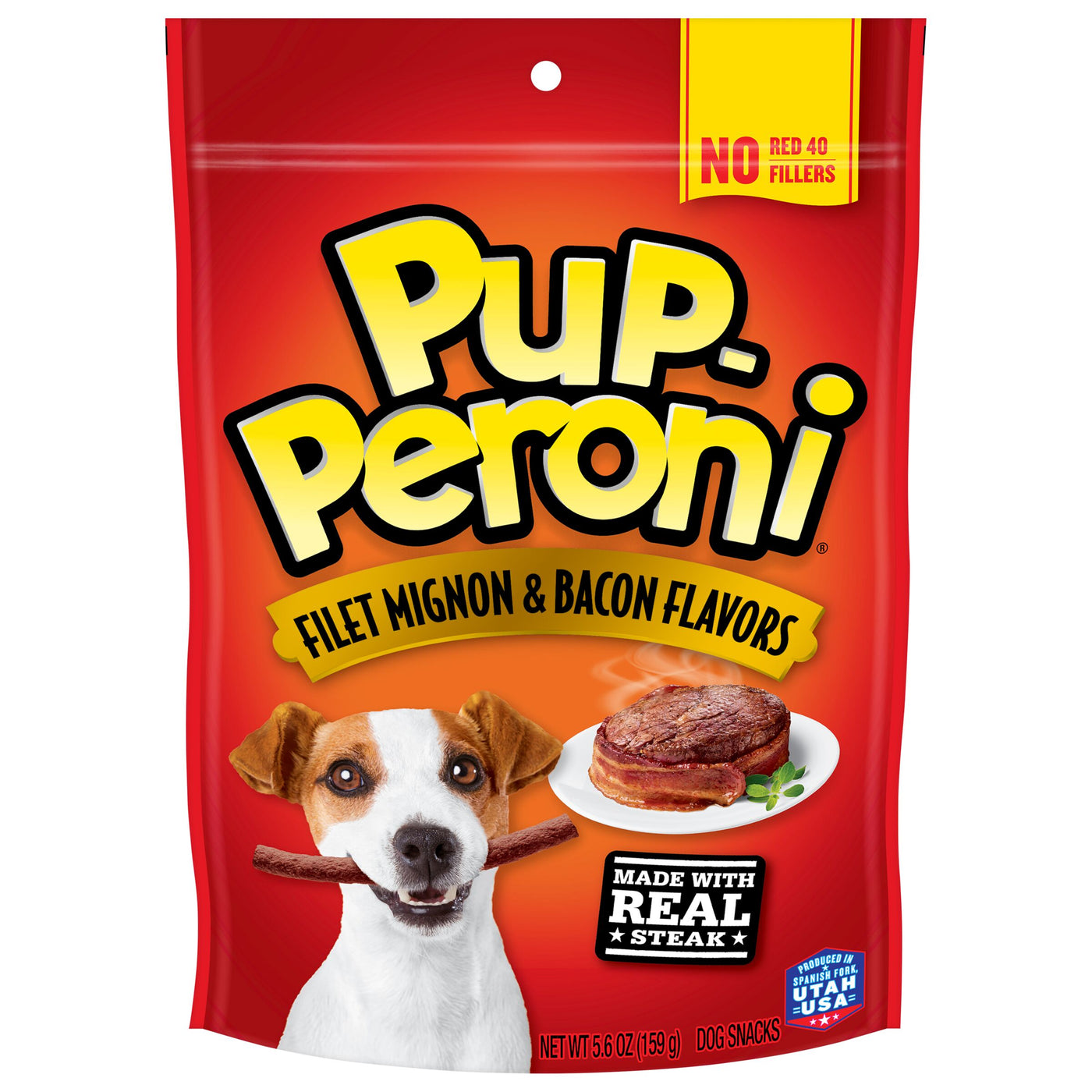 Pup-Peroni Filet Mignon & Bacon Flavor Dog Treats, 5.6 oz