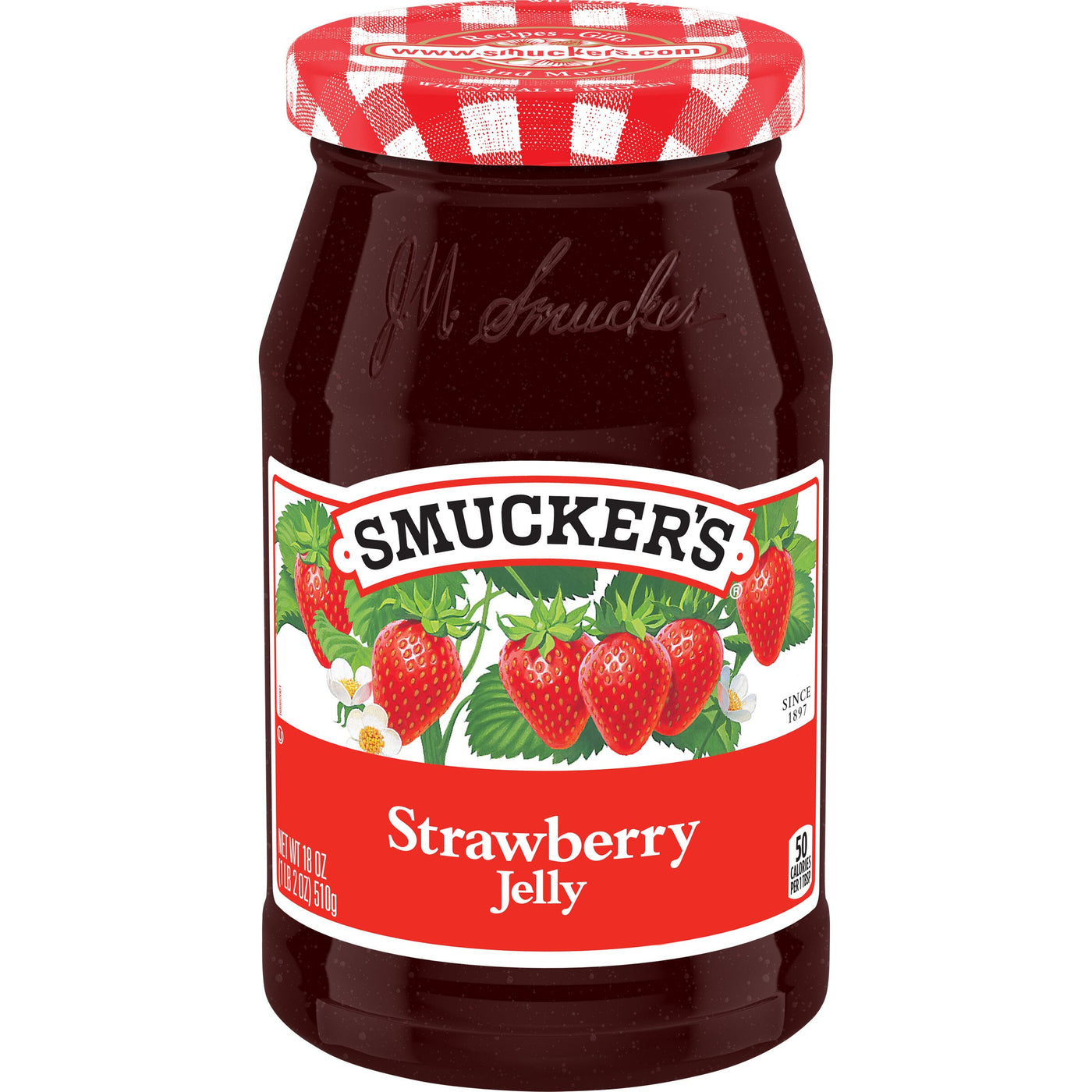 Smucker's Strawberry Jelly, 18 oz, Front