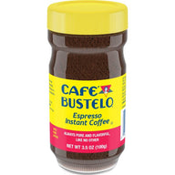 Cafe Bustelo Espresso Style Dark Roast, Instant Coffee Jar