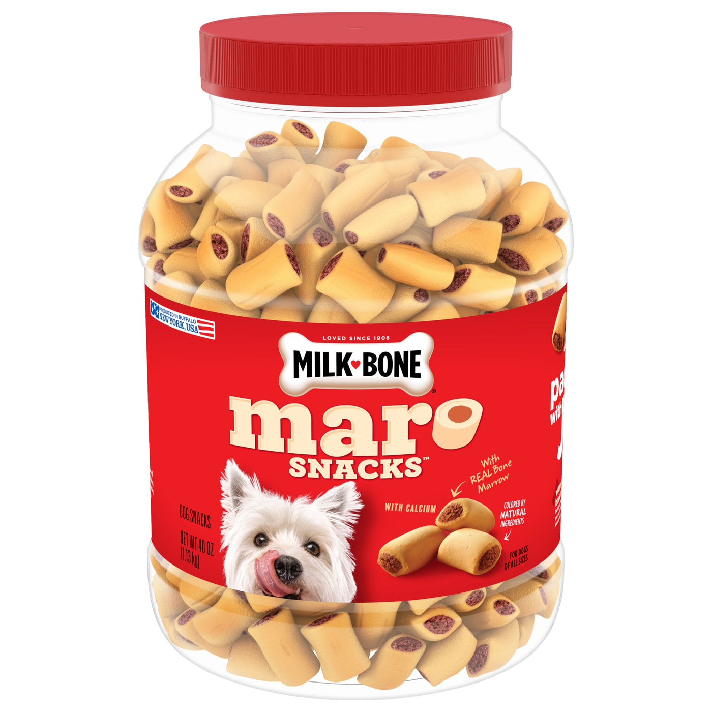 Milk-Bone MaroSnacks Small Dog Treats With Bone Marrow, 40 oz