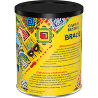 Cafe Bustelo Origins Brazil Espresso Dark Roast, Ground Coffee Can, 10 oz, Back