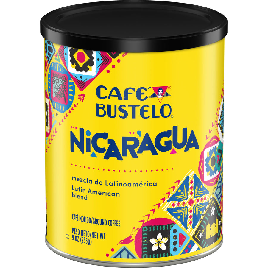 Cafe Bustelo Origins Nicaragua Blend Dark Roast, Ground Coffee Can, 9 oz