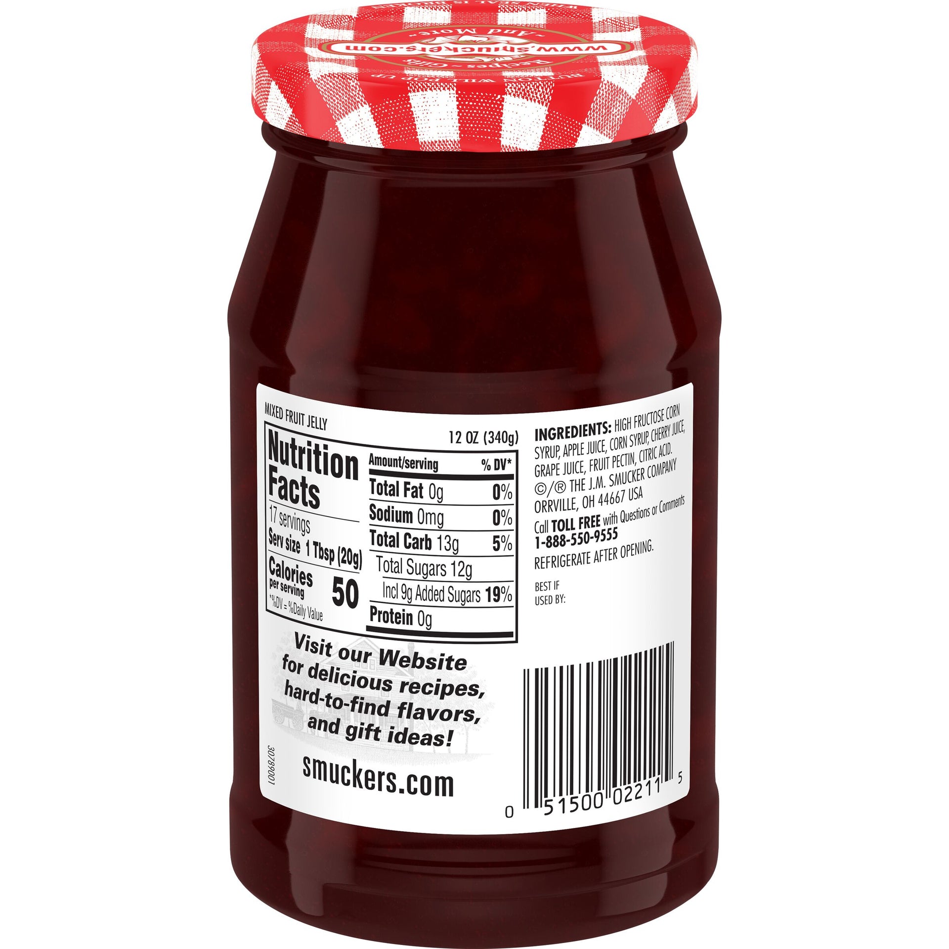 Smucker's Mixed Fruit Jelly, 12 oz · The J.M. Smucker Co Store
