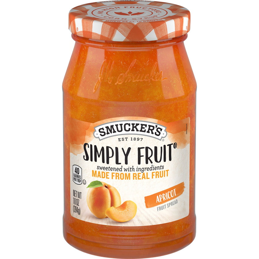 Smucker's Simply Fruit Apricot Fruit Spread, 10 oz