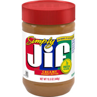 Simply Jif Creamy Peanut Butter, 15.5 oz