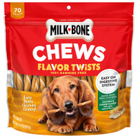 Milk-Bone Easy Peasy Chicken Cheesy Flavor Twists, Rawhide Free Dog Chews