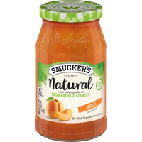 Smucker's Natural Apricot Fruit Spread, 17.25 oz, Front