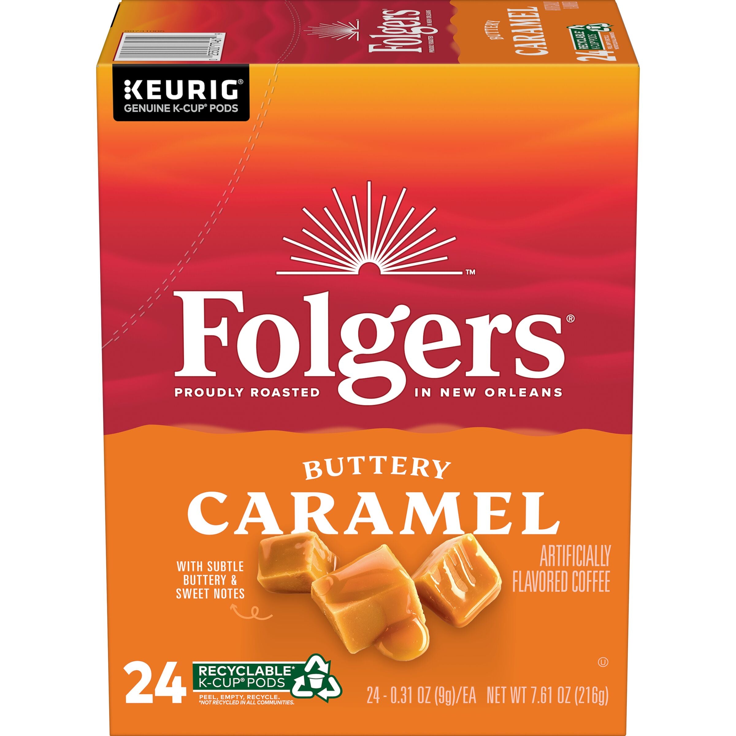 Folgers Buttery Caramel Flavored Coffee K Cup Pods The J.M. Smucker Co. Shop