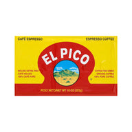 El Pico Espresso, Ground Coffee Brick, 10 oz