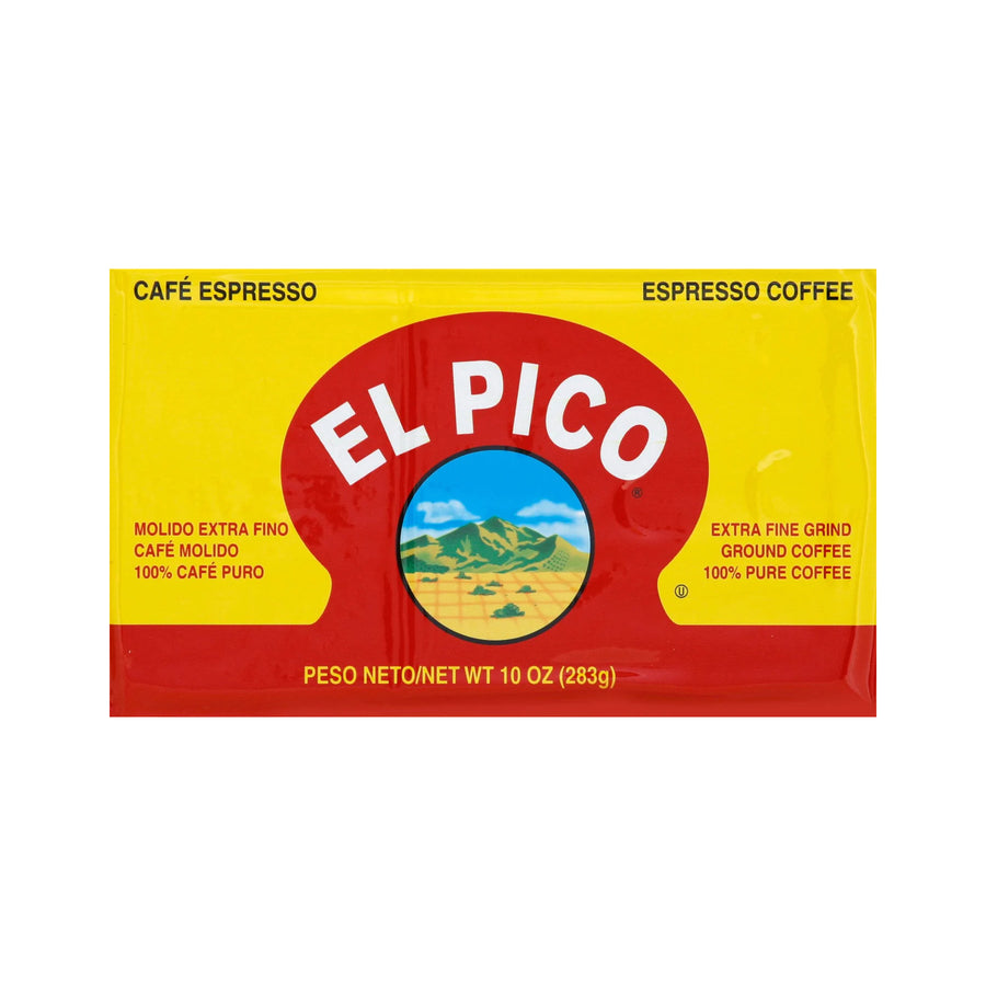El Pico Espresso, Ground Coffee Brick, 10 oz