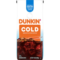 Dunkin' Cold Ground Coffee, 10 oz