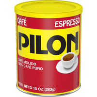 Cafe Pilon Espresso, Ground Coffee Can, 10 oz, Front