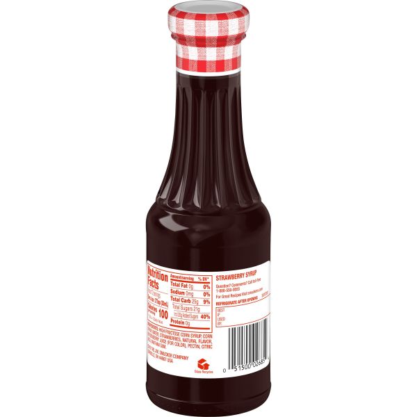 Smucker's Strawberry Syrup Bottle, 12 oz