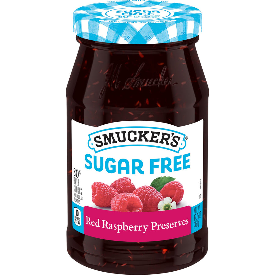 Smucker's Sugar Free Red Raspberry Preserves with Splenda Brand Sweetener, 12.75 oz