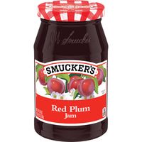 Smucker's Red Plum Jam, 18 oz, Front