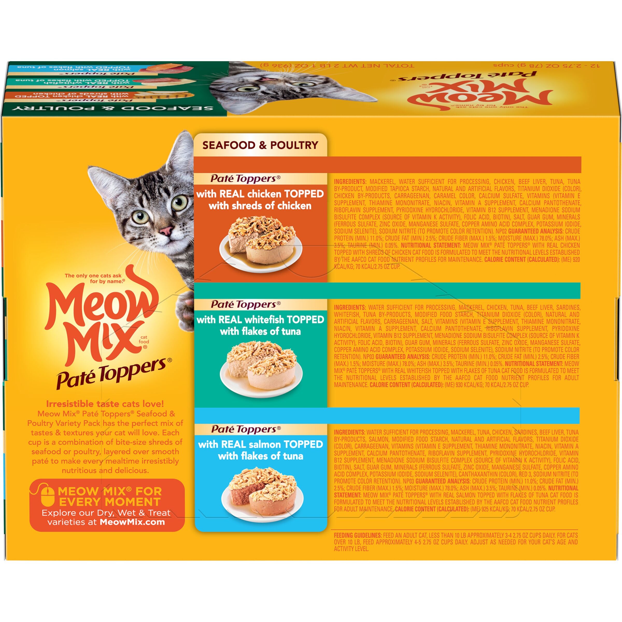 Meow mix pate store toppers