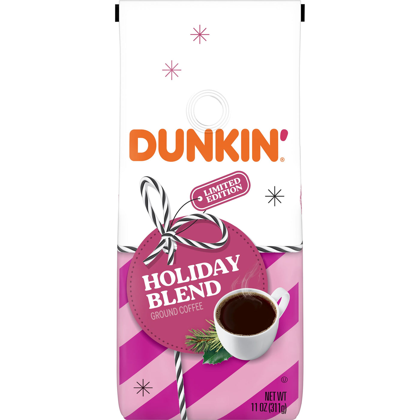 Dunkin' Holiday Blend Ground Coffee, 11 oz