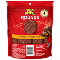 Pup-Peroni Rounds Dog Treats with Beef Short Rib, 5 oz, Back