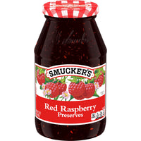 Smucker's Red Raspberry Preserves, 32 oz, Front