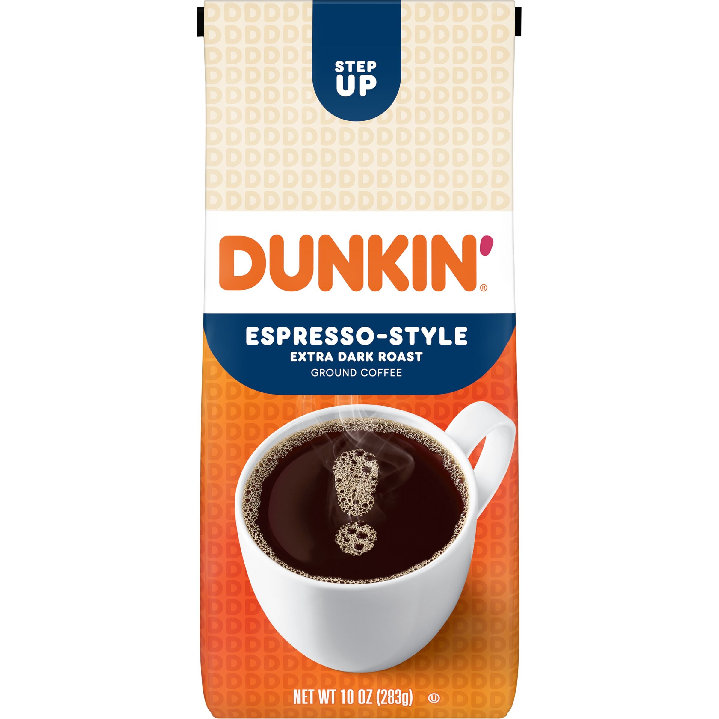 Dunkin' Espresso-Style Extra Dark Roast, Ground Coffee, 10 oz