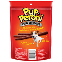 Pup-Peroni Prime Rib Flavor Dog Snacks, 5.6 oz, Back