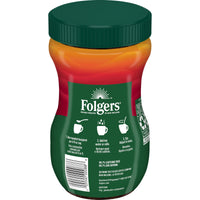 Folgers Classic Decaf Instant Coffee Crystals Jar, 8 oz