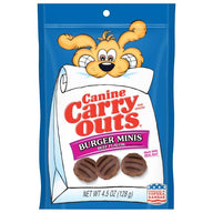 Canine Carry Outs Burger Minis Beef Flavor Dog Treats, 4.5 oz