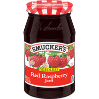 Smucker's Seedless Red Raspberry Jam, 18 oz, Front